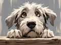 Irish Wolfhound pup -- Art Puzzle — 88 Pieces | SoulMemora