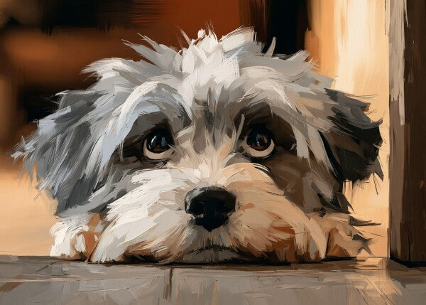 Labradoodle pup -- Art Puzzle — 88 Pieces | SoulMemora