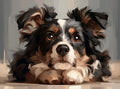 Border Collie pup -- Art Puzzle — 88 Pieces | SoulMemora