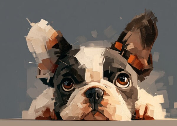 French Bulldog pup -- Art Puzzle — 88 Pieces | SoulMemora