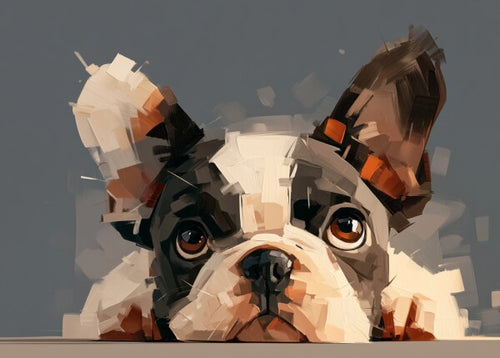 French Bulldog pup -- Art Puzzle — 88 Pieces | SoulMemora